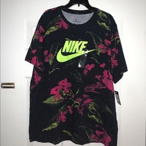 Nike Floral Print Shirt Size 2XL